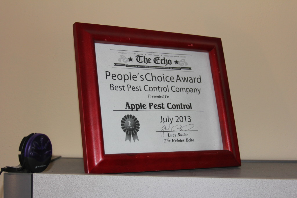 Apple Pest Control Choice Award - Apple Pest Control